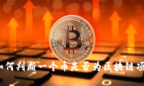 : 如何判断一个币是否为区块链项目？