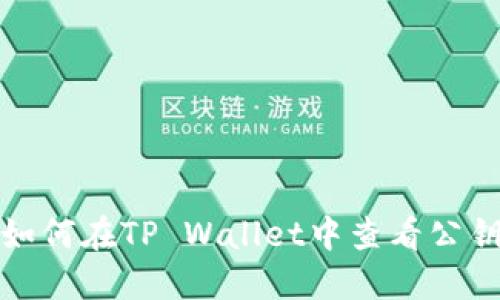 如何在TP Wallet中查看公钥